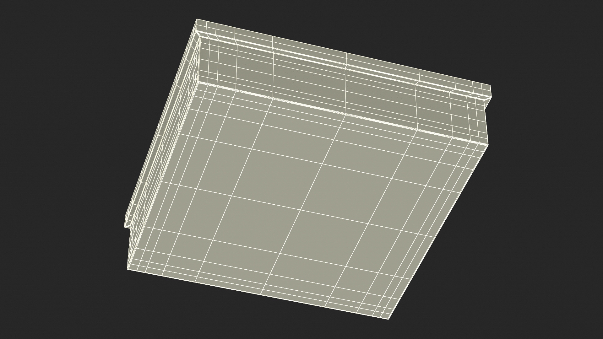 3D Empty Garden Fountain