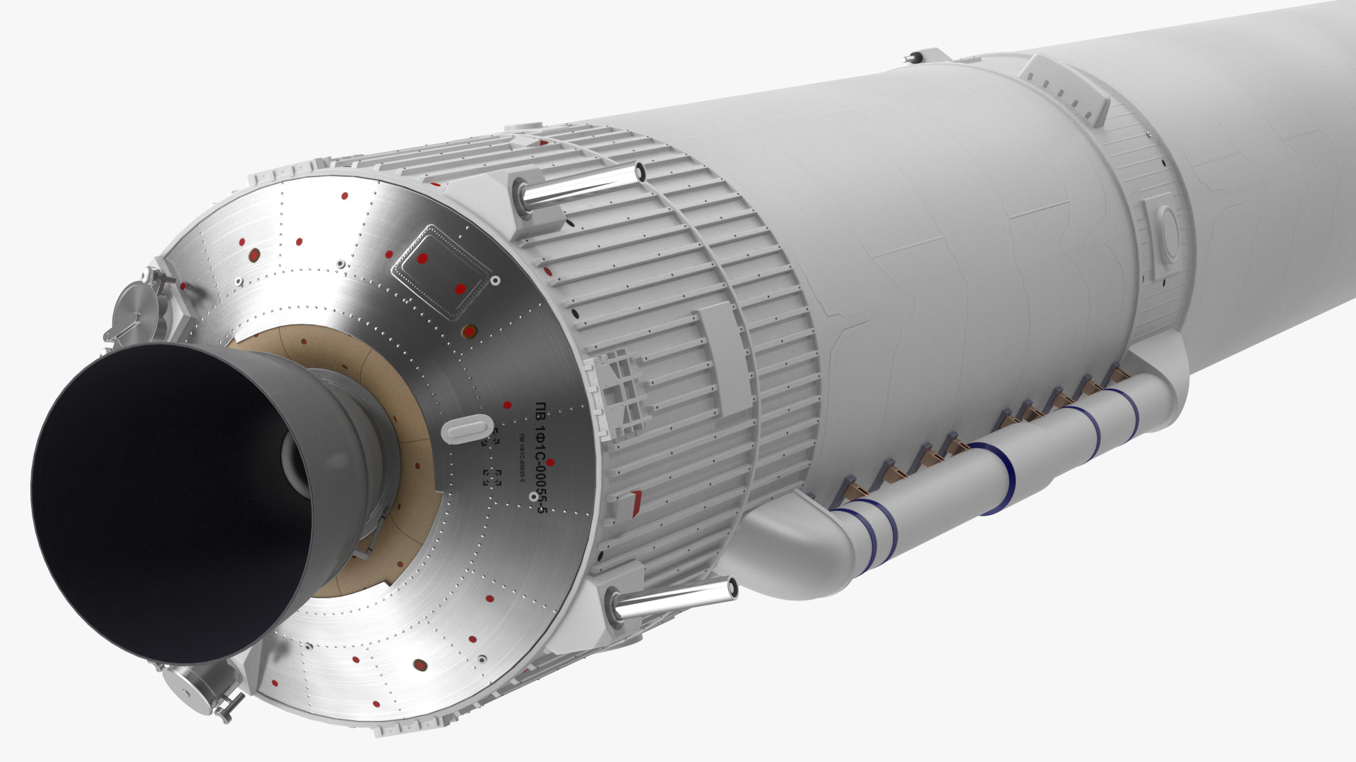 3D Angara A5 Rocket Tank