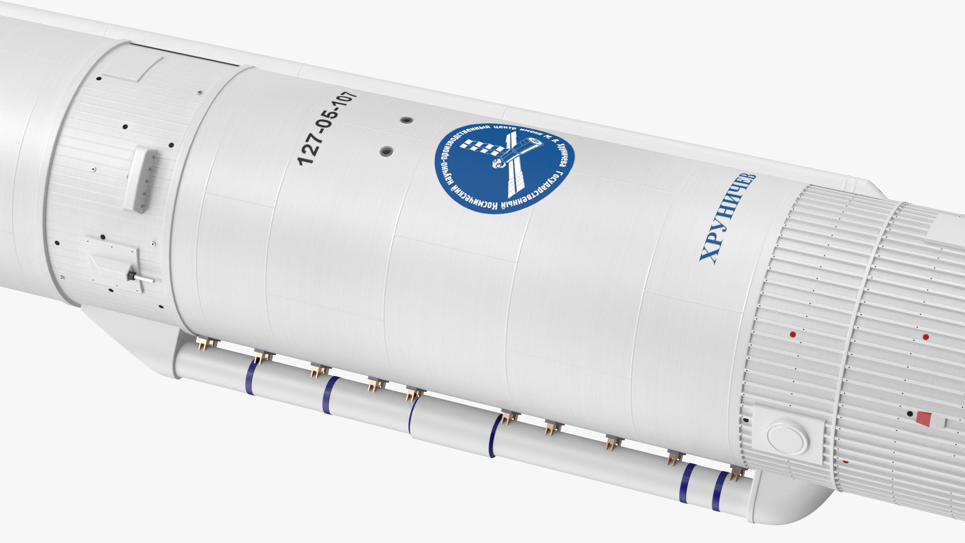 3D Angara A5 Rocket Tank