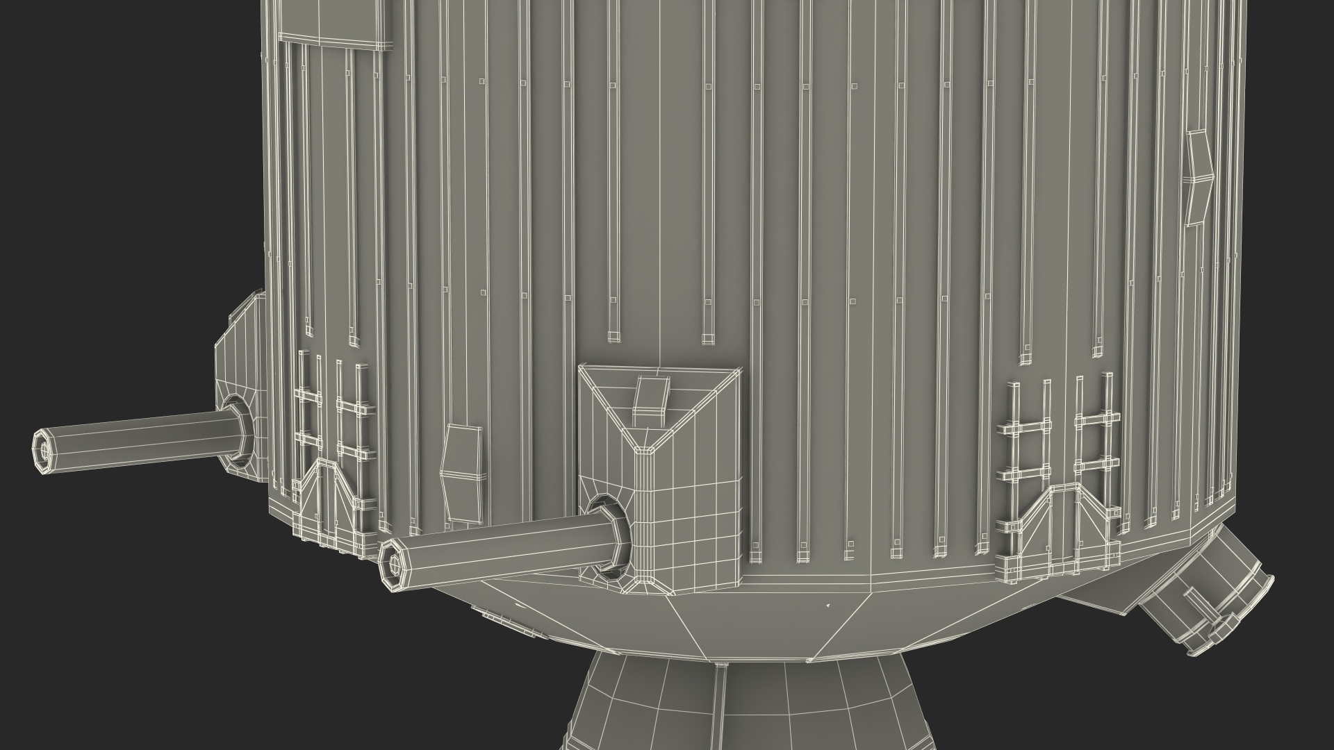 3D Angara A5 Rocket Tank