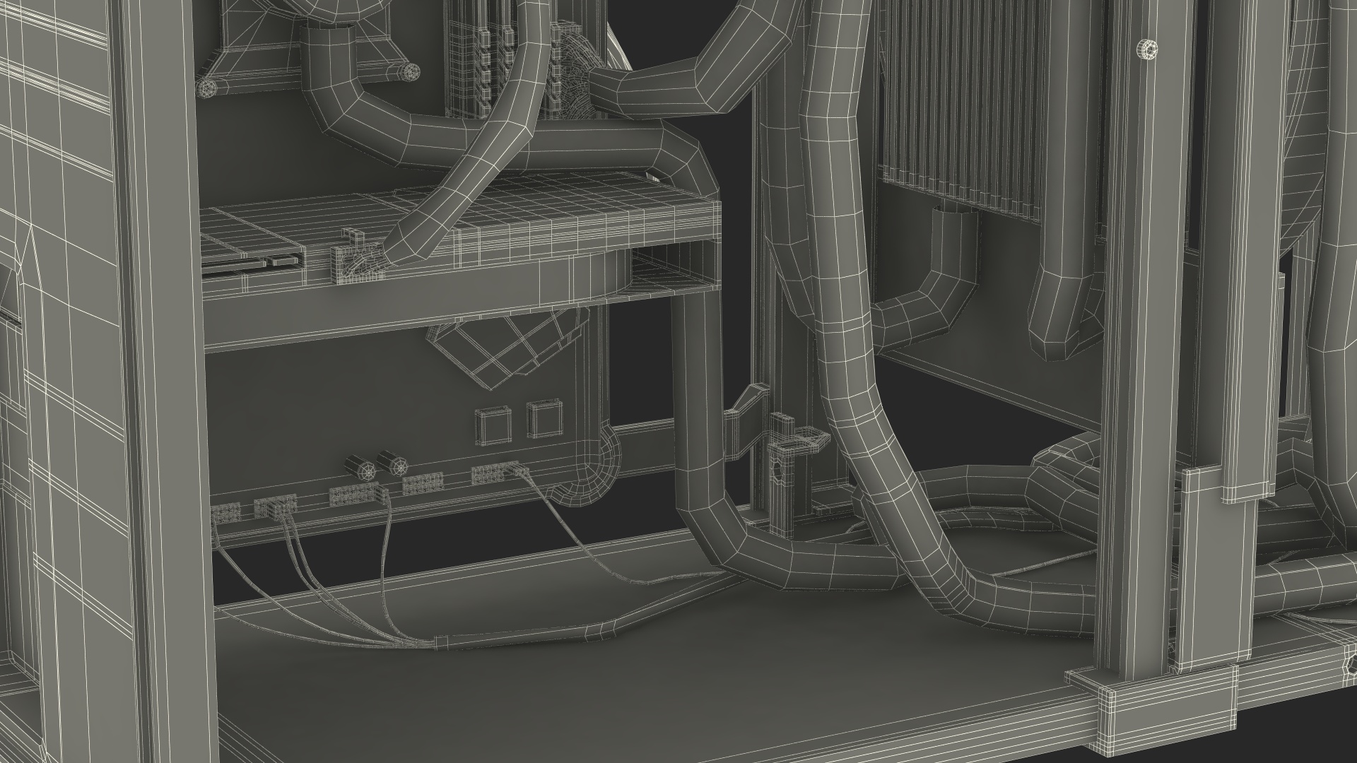 Custom Cyberpunk Neon PC 3D model