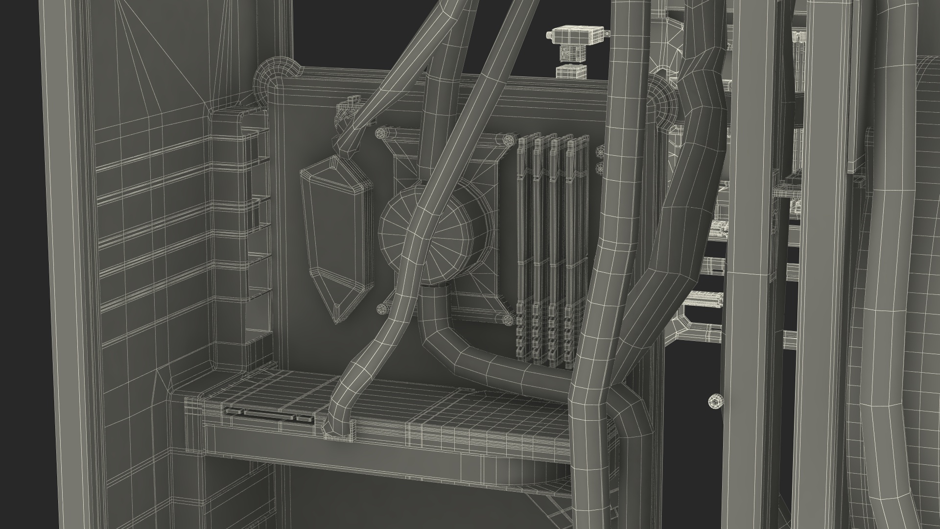 Custom Cyberpunk Neon PC 3D model