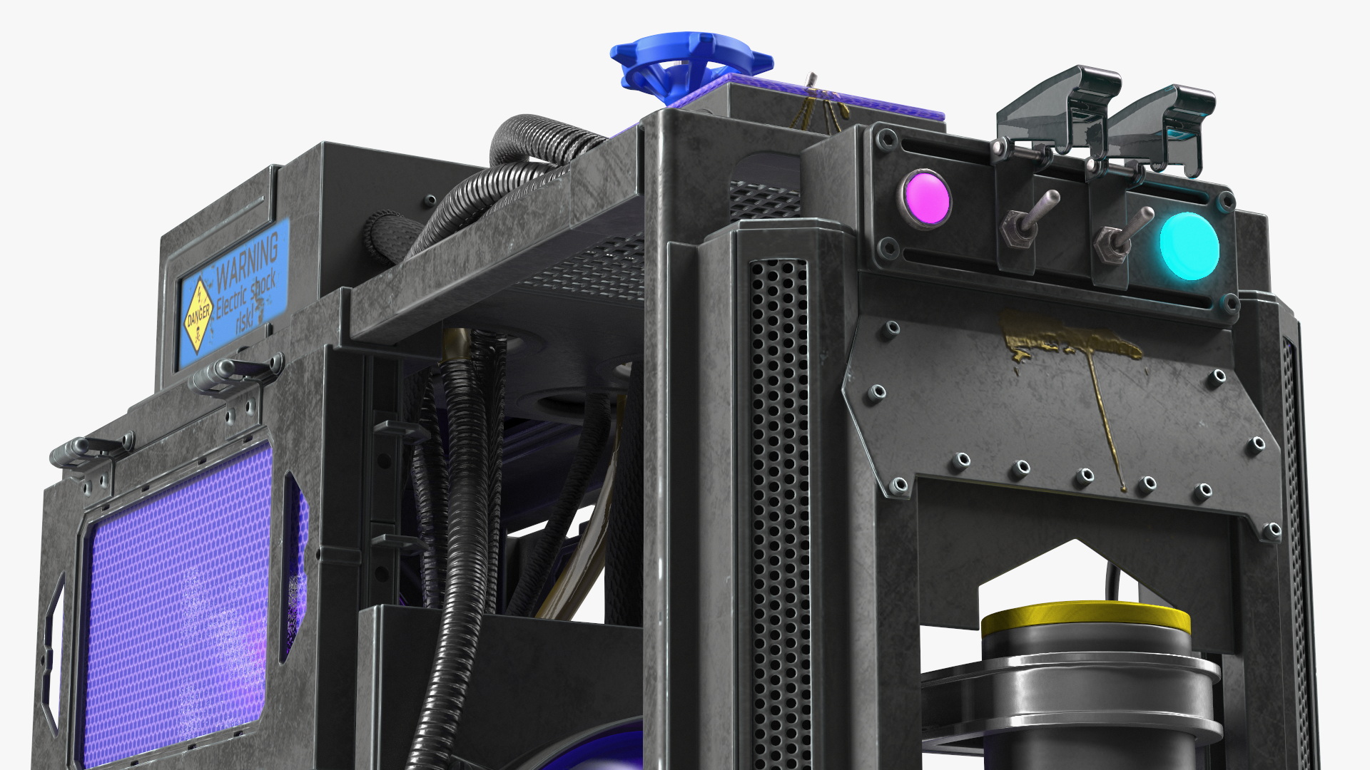 Custom Cyberpunk Neon PC 3D model