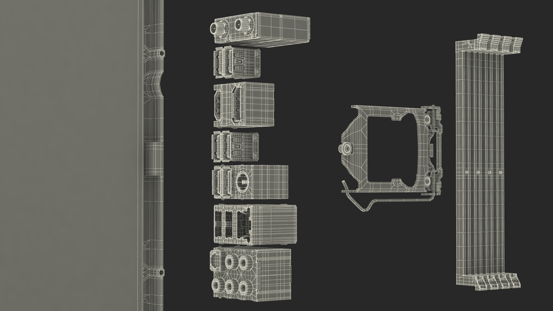 Custom Cyberpunk Neon PC 3D model