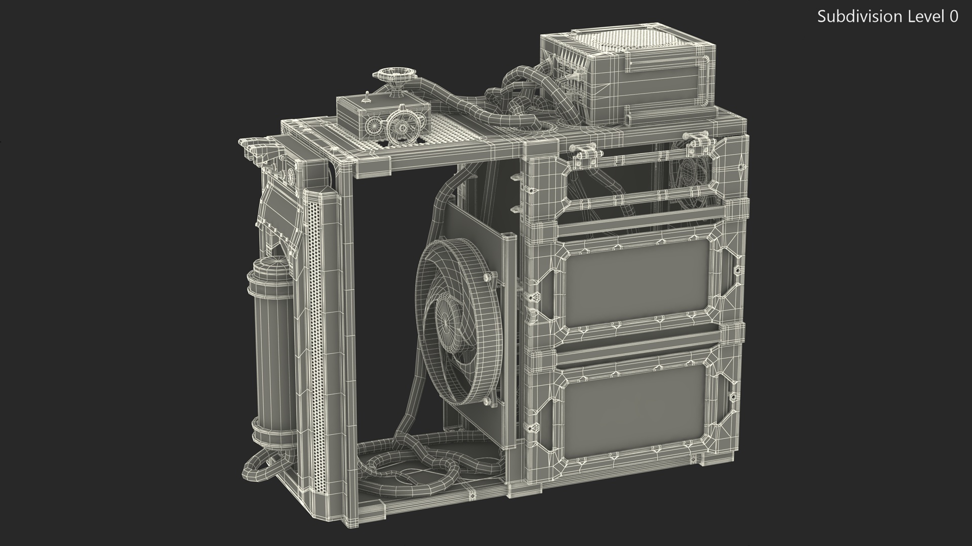 Custom Cyberpunk Neon PC 3D model