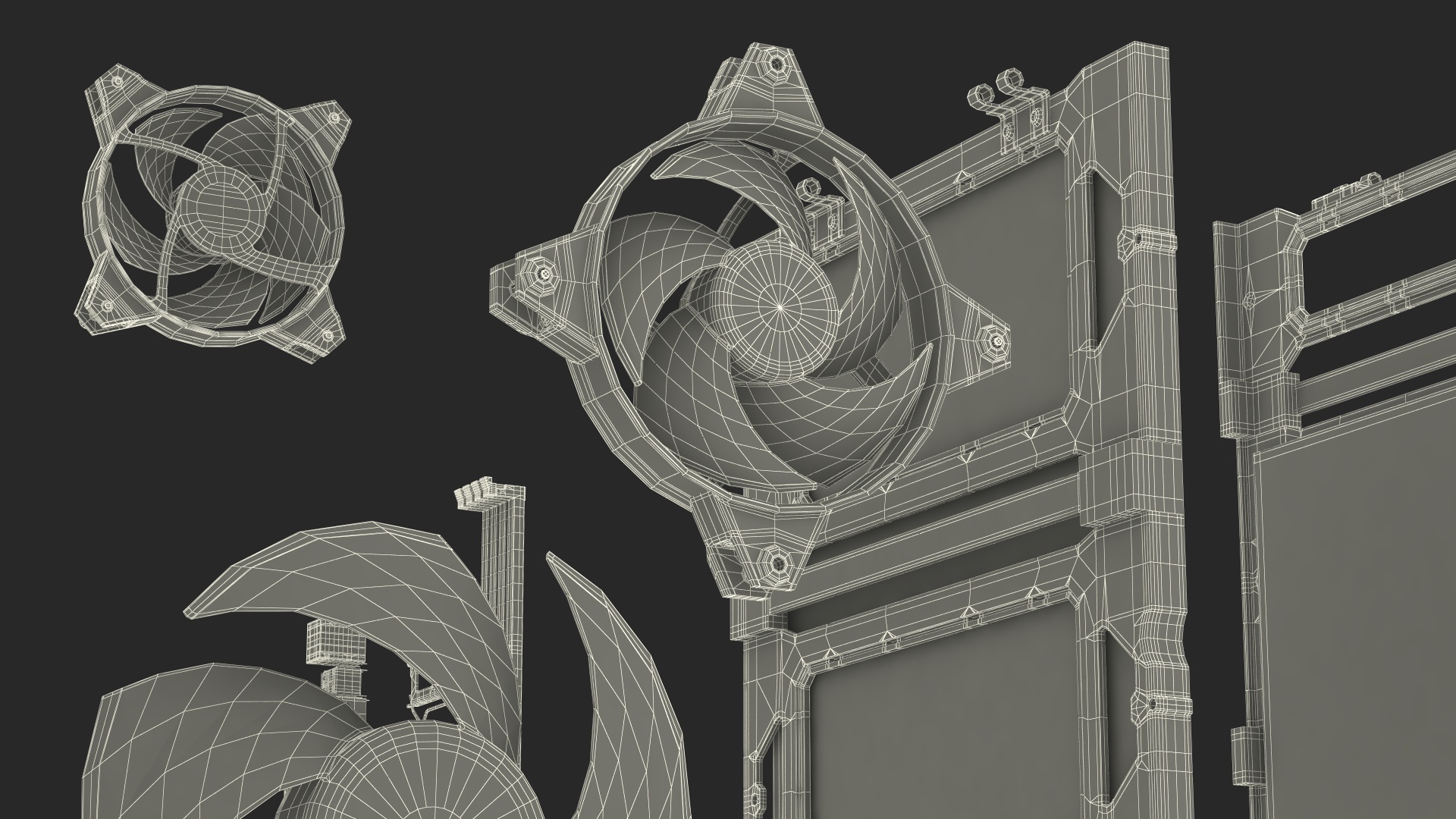 Custom Cyberpunk Neon PC 3D model