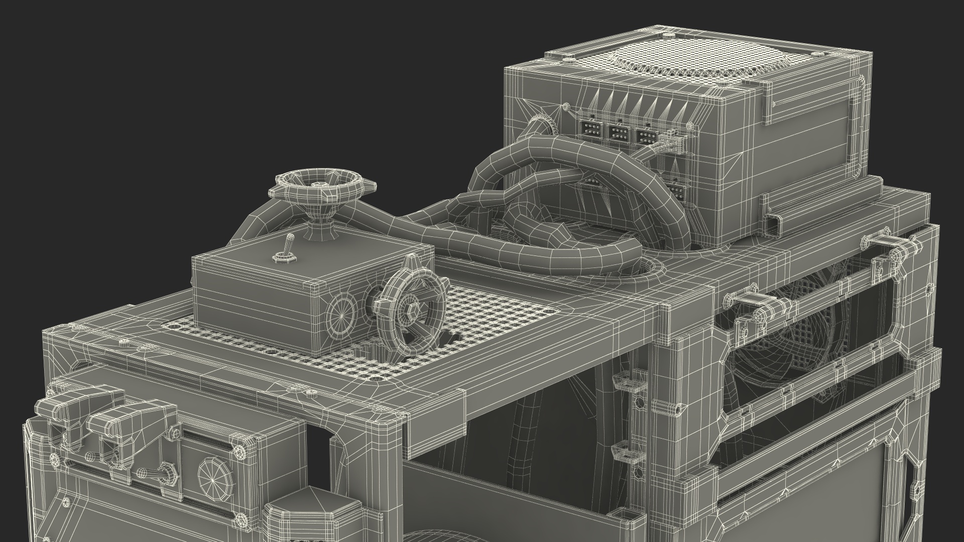 Custom Cyberpunk Neon PC 3D model