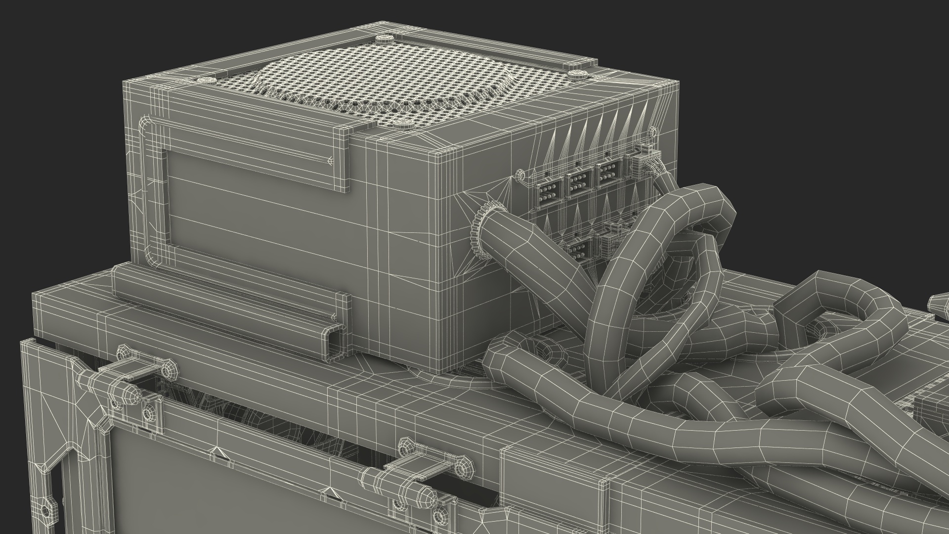Custom Cyberpunk Neon PC 3D model