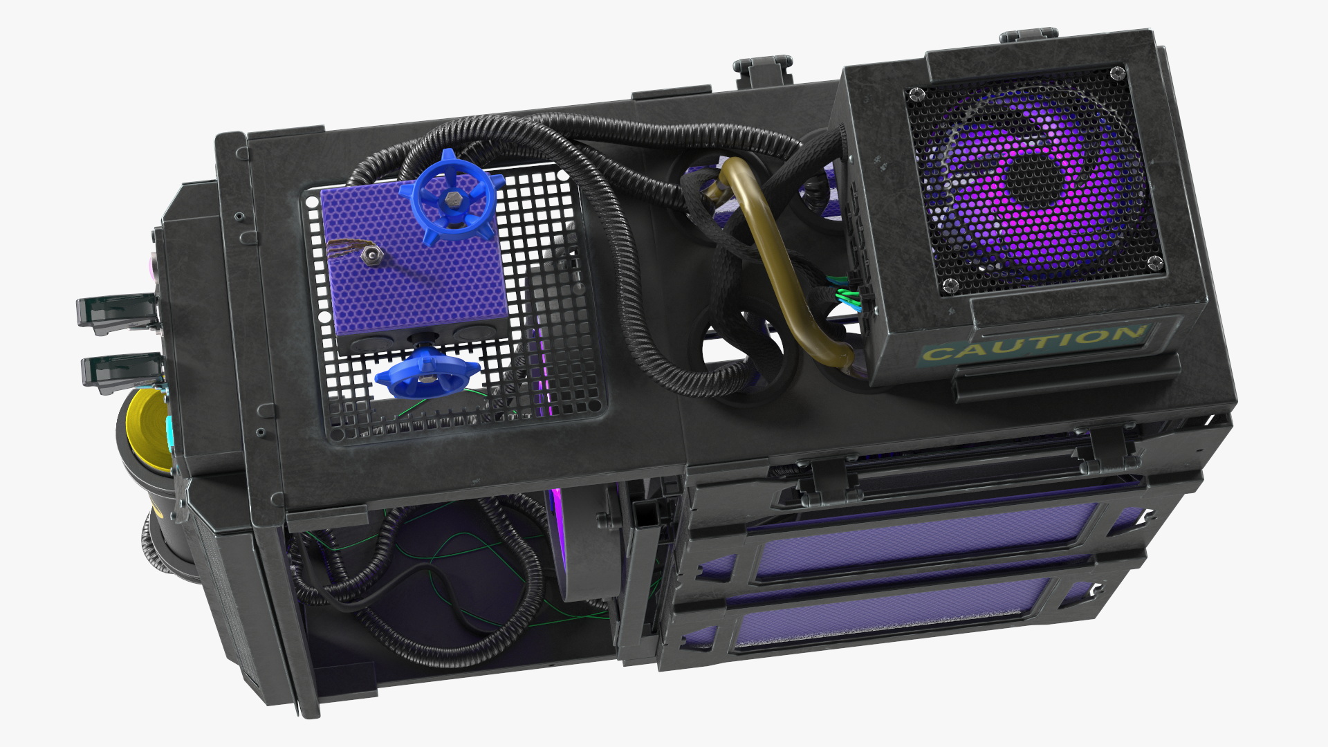 Custom Cyberpunk Neon PC 3D model