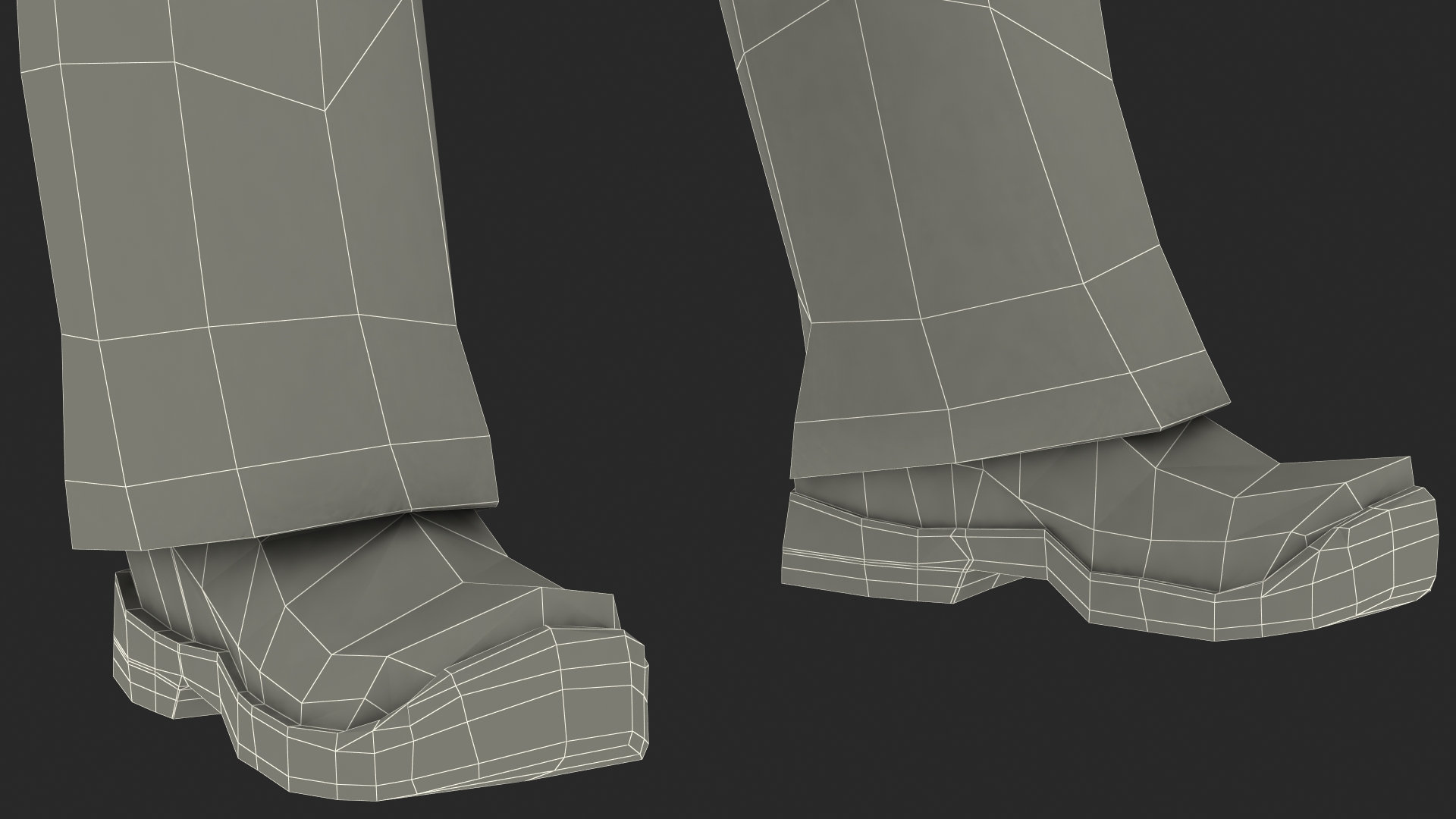 3D model Road Worker Standing Pose