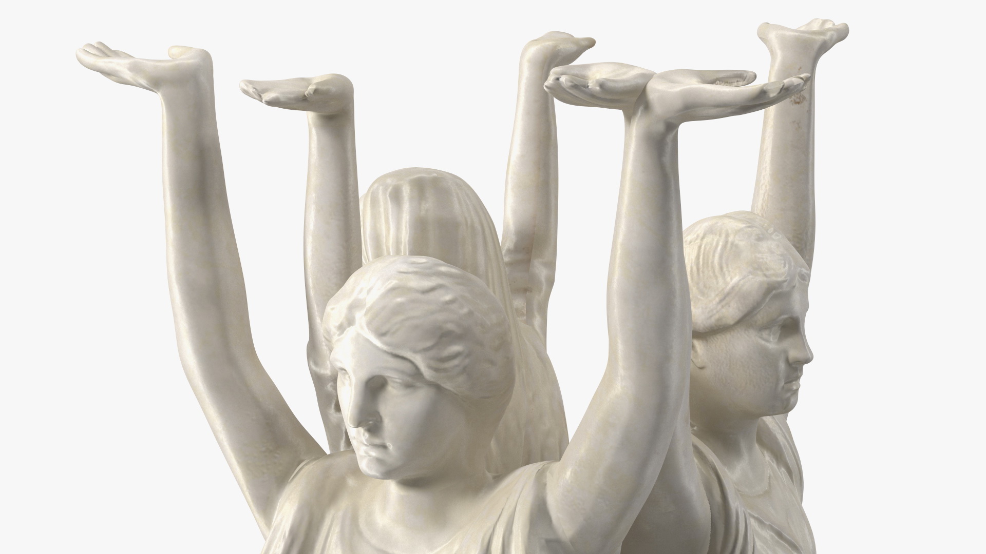 3D Nymphs Sculpture