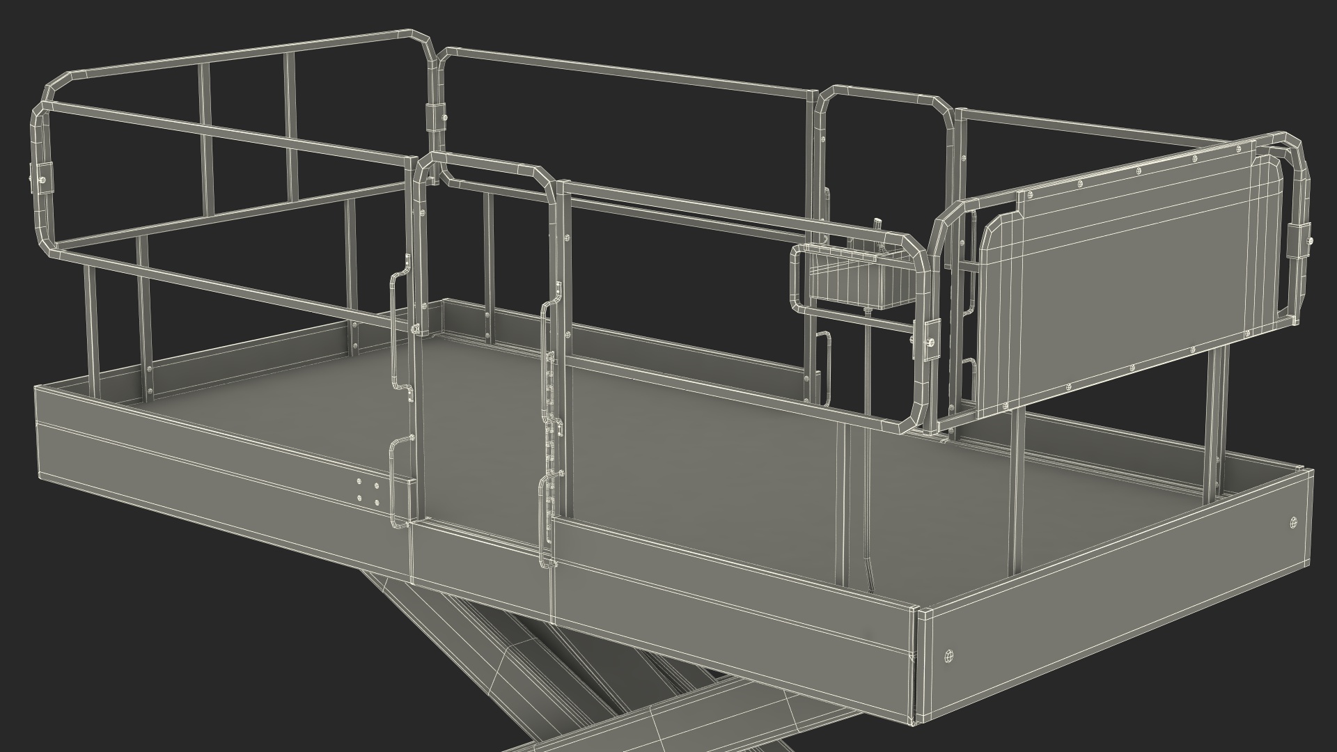 3D model Electric Platform Scissor Lift