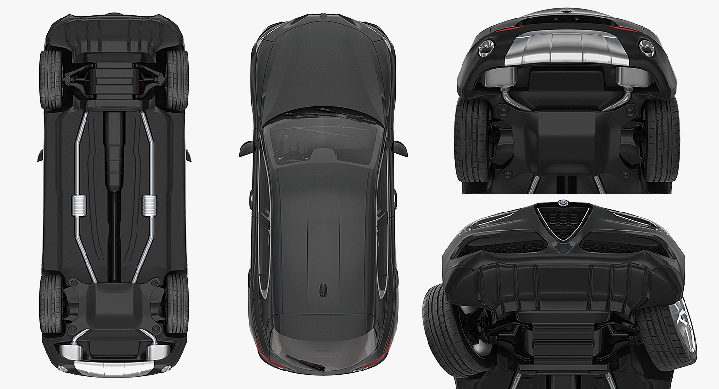 3D model Alfa Romeo Stelvio 2017 Rigged