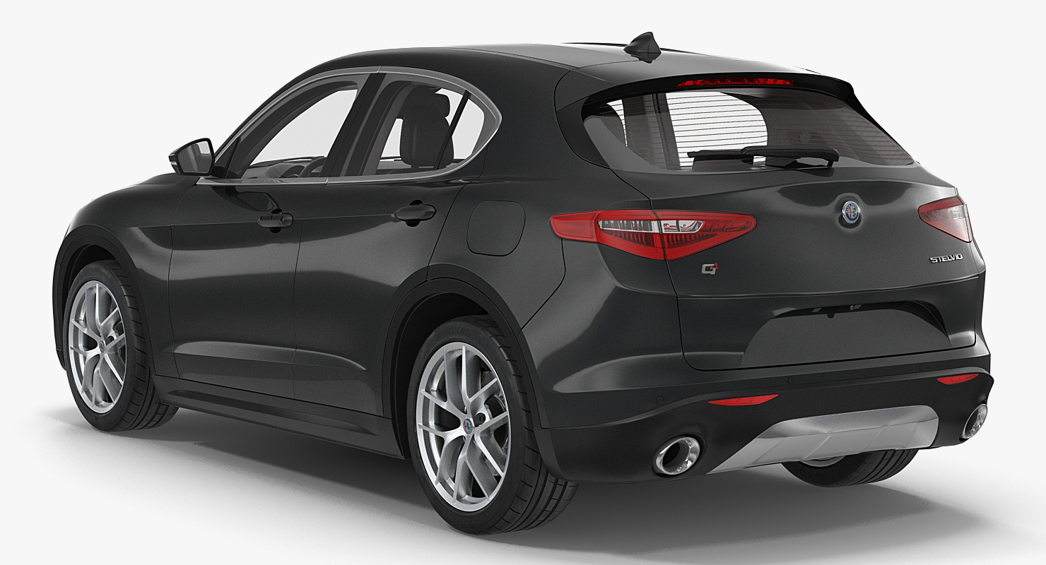 3D model Alfa Romeo Stelvio 2017 Rigged