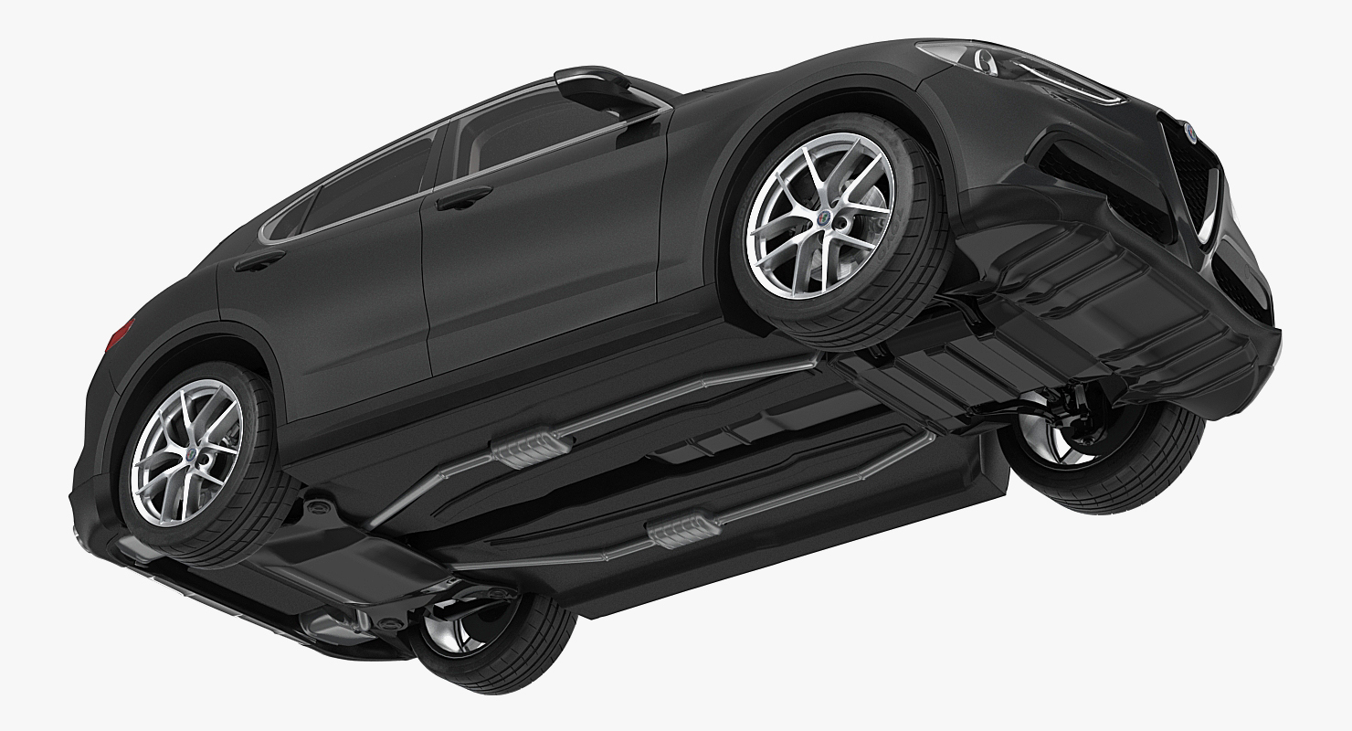3D model Alfa Romeo Stelvio 2017 Rigged