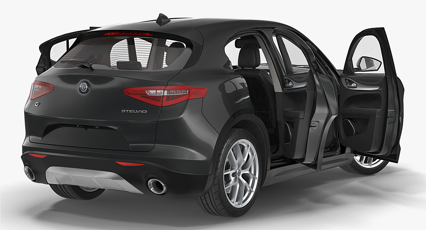 3D model Alfa Romeo Stelvio 2017 Rigged