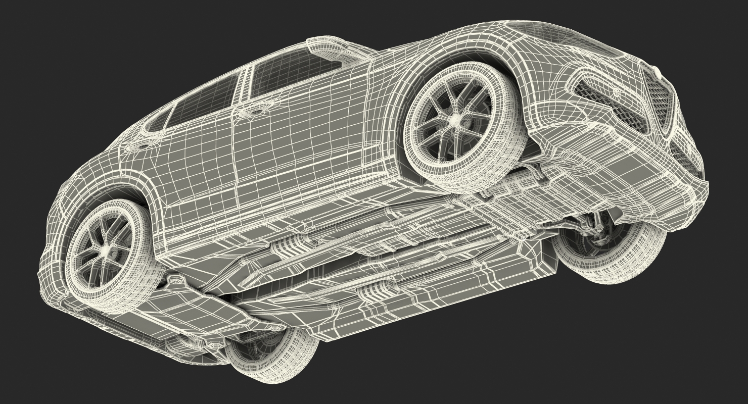 3D model Alfa Romeo Stelvio 2017 Rigged