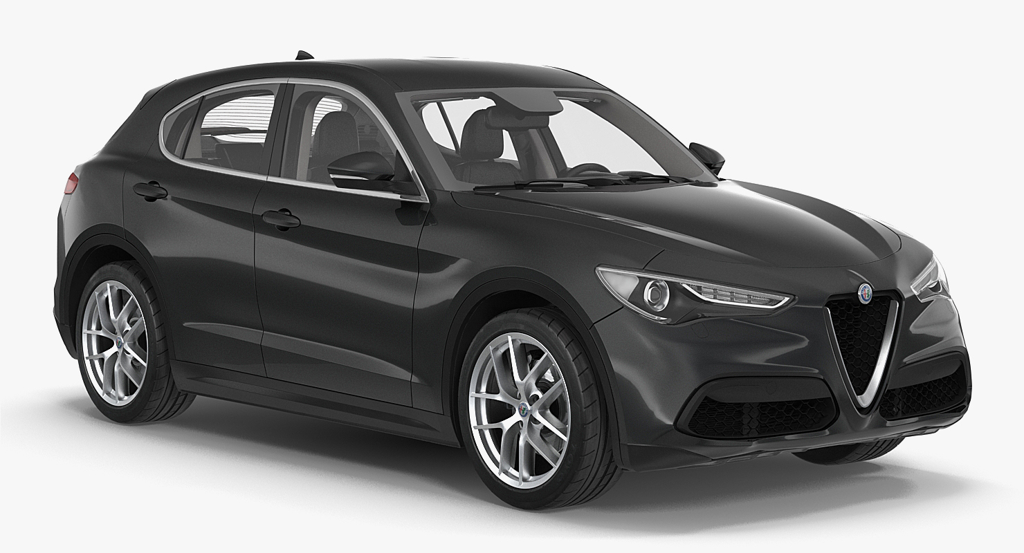 3D model Alfa Romeo Stelvio 2017 Rigged