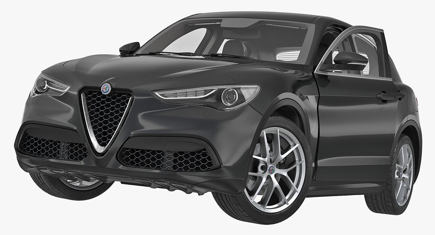 3D model Alfa Romeo Stelvio 2017 Rigged
