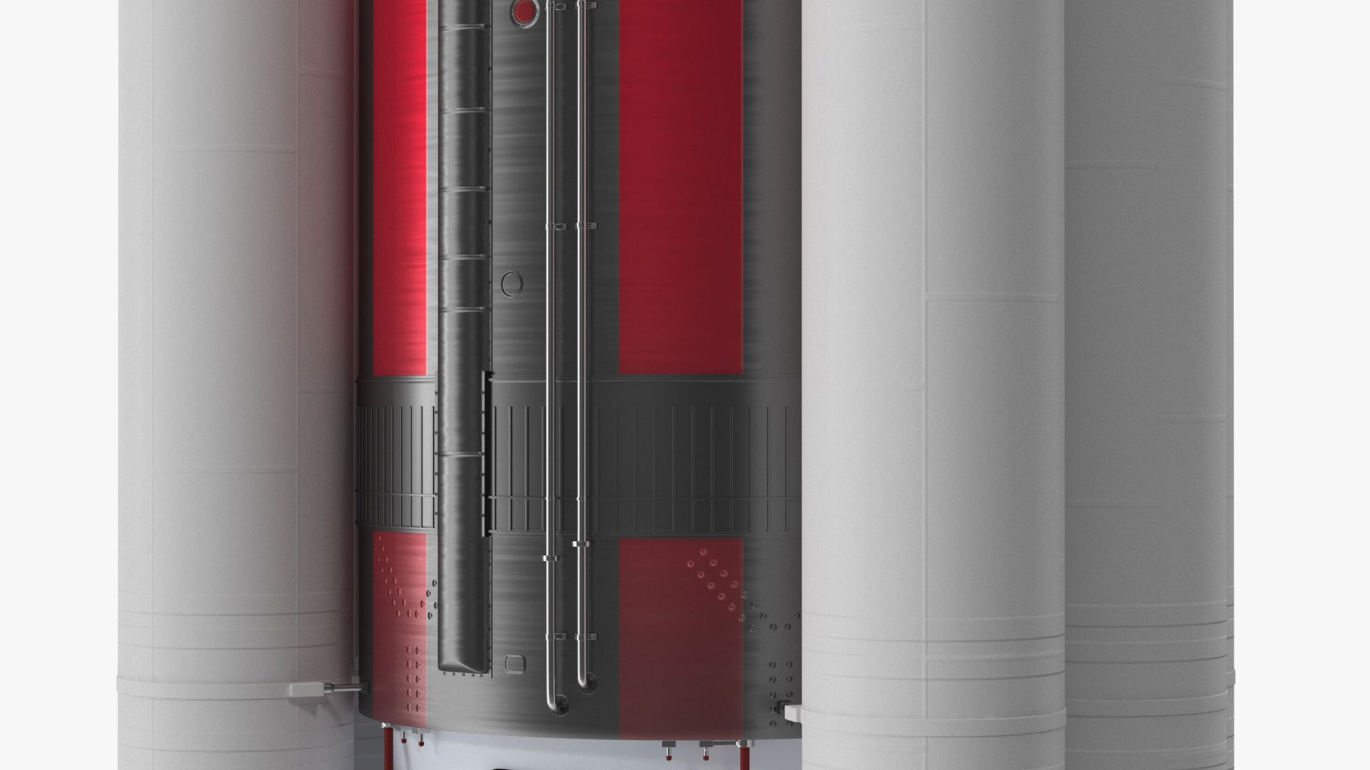 Single Core Vulcan Centaur with Six Solid Rocket Boosters 3D