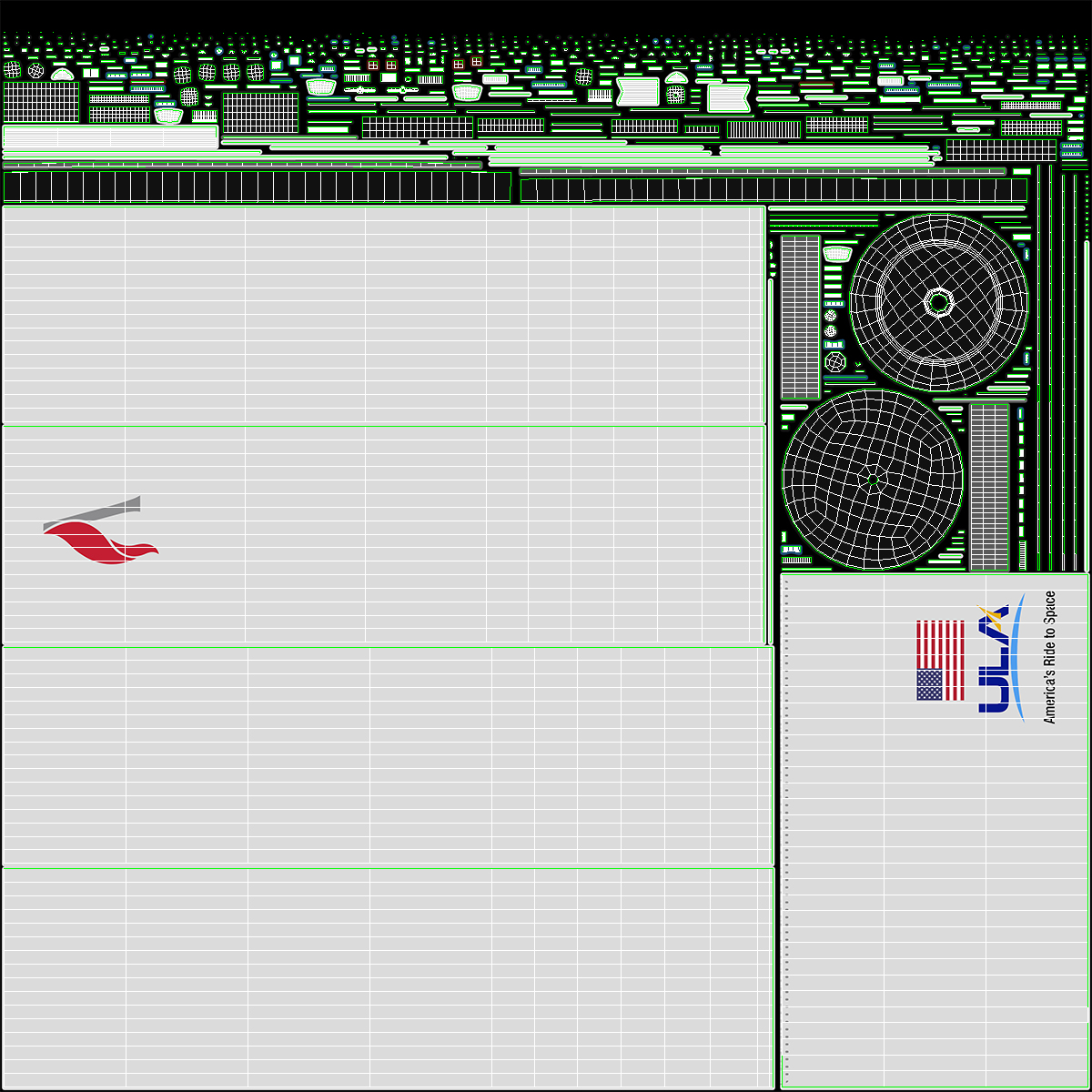 Single Core Vulcan Centaur with Six Solid Rocket Boosters 3D