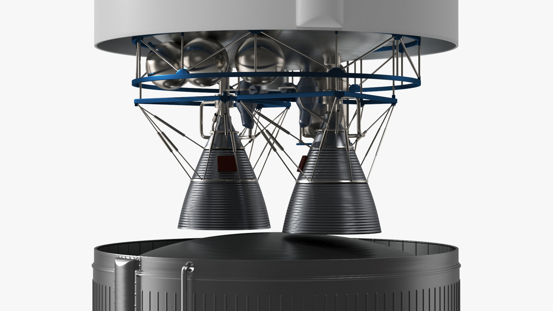 Single Core Vulcan Centaur with Six Solid Rocket Boosters 3D