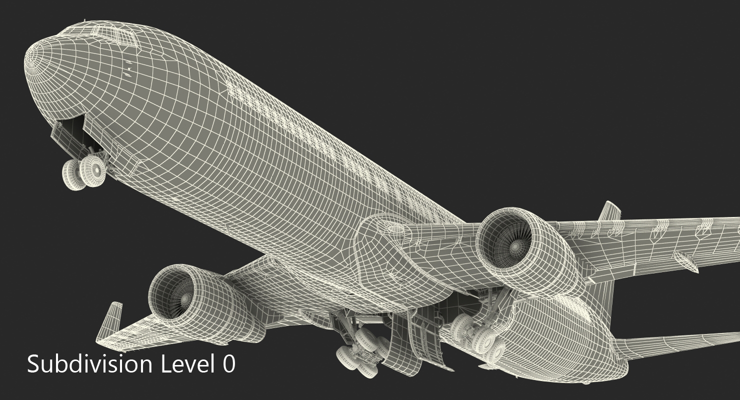 Boeing 767 300ER Generic 3D model