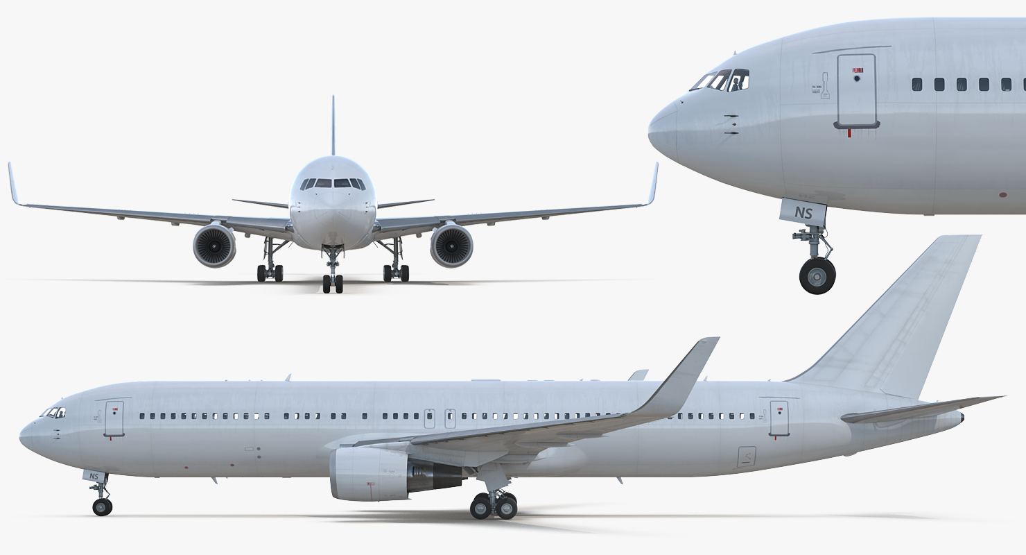 Boeing 767 300ER Generic 3D model