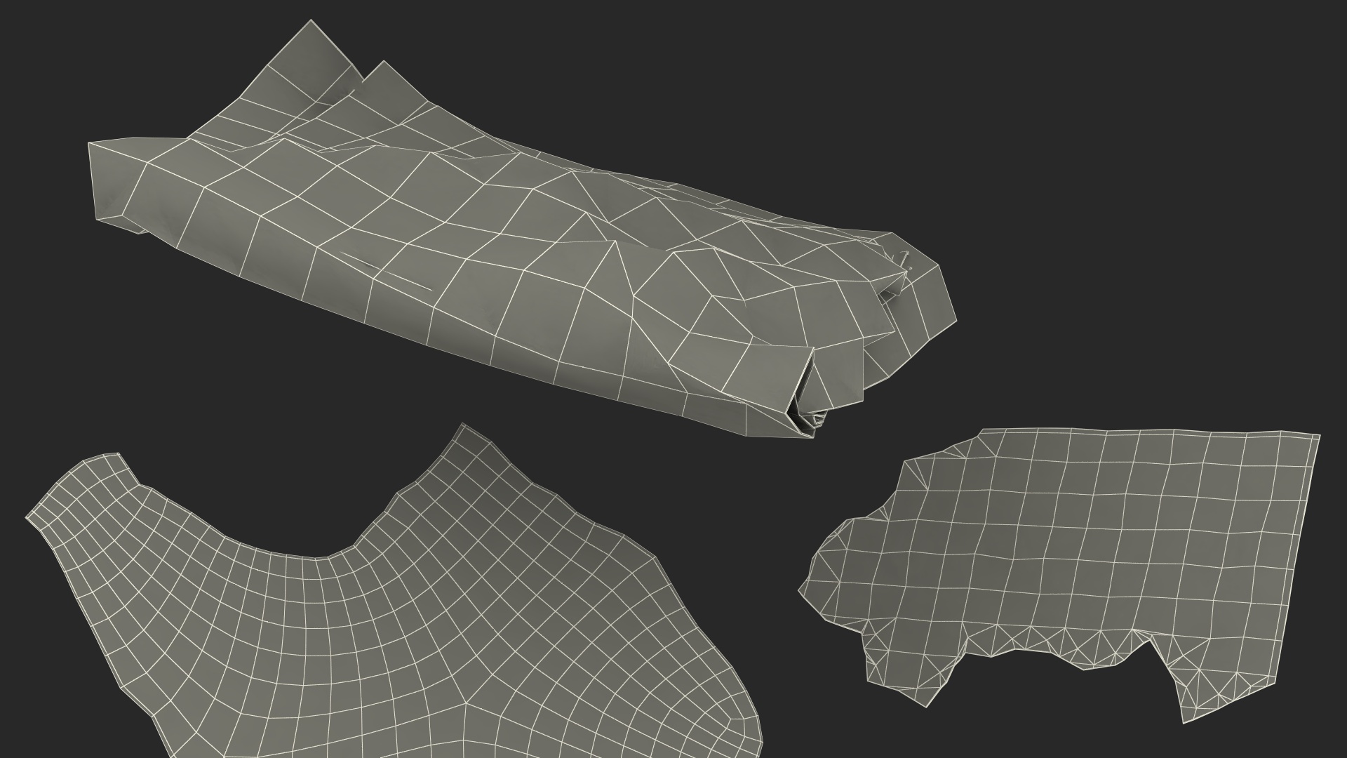 3D Trash Bag Full of Paper model