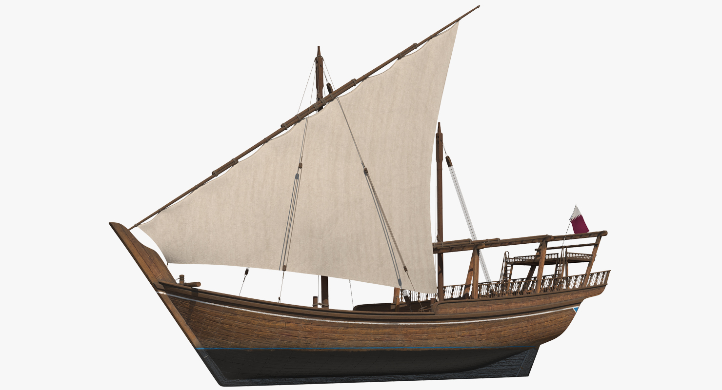 Qatar Traditional Boat 3D
