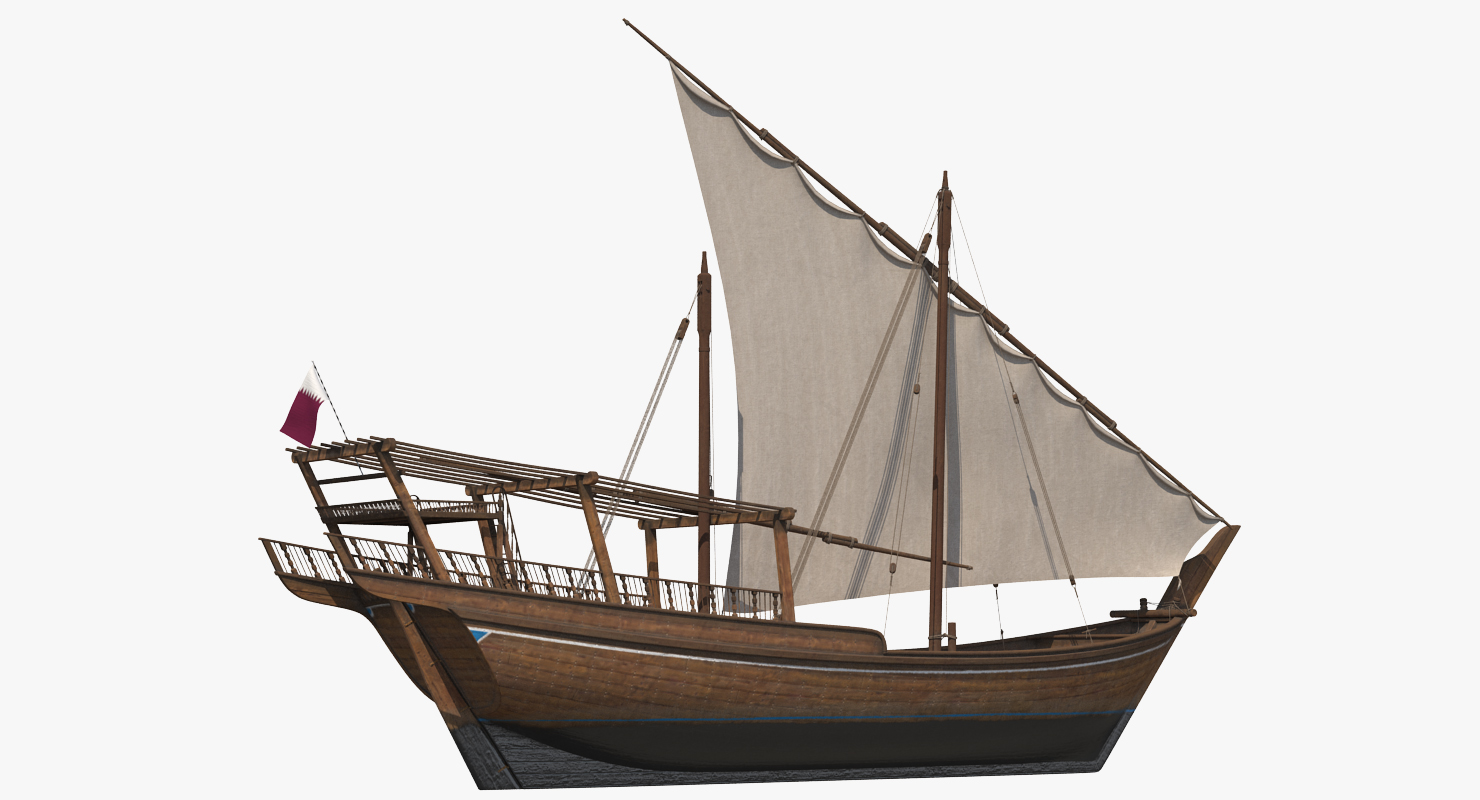 Qatar Traditional Boat 3D