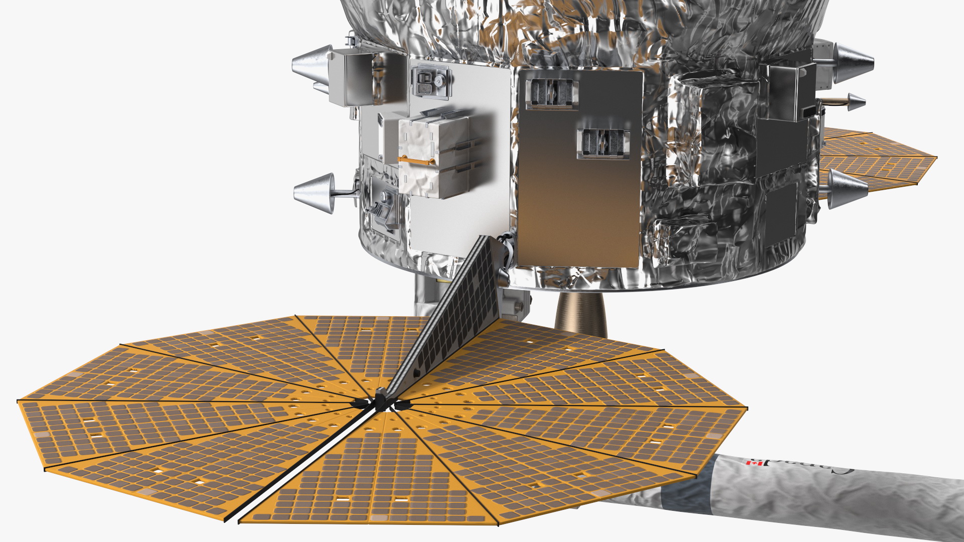 ISS Module Cygnus Spacecraft with Canadarm 3D