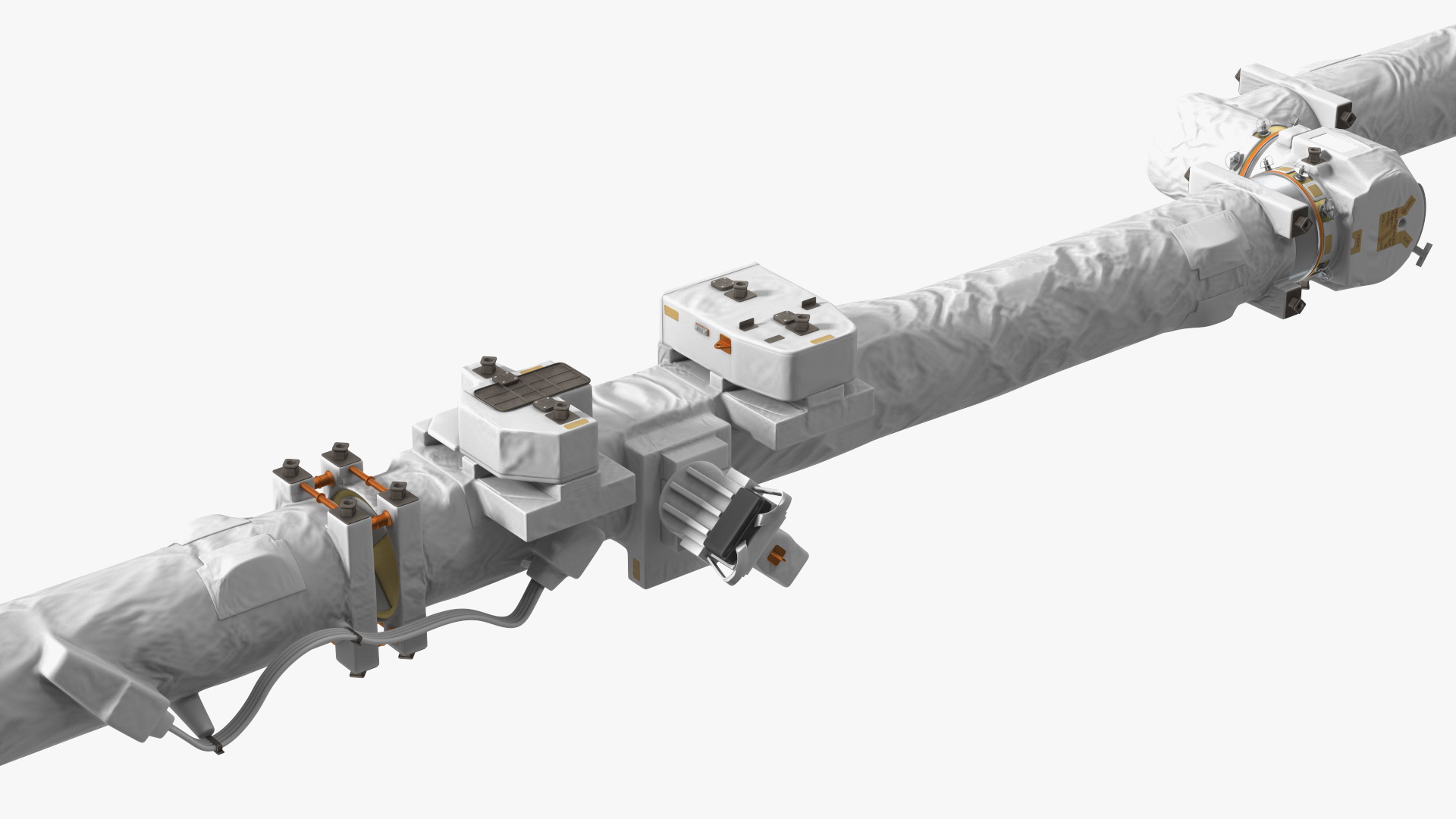 ISS Module Cygnus Spacecraft with Canadarm 3D