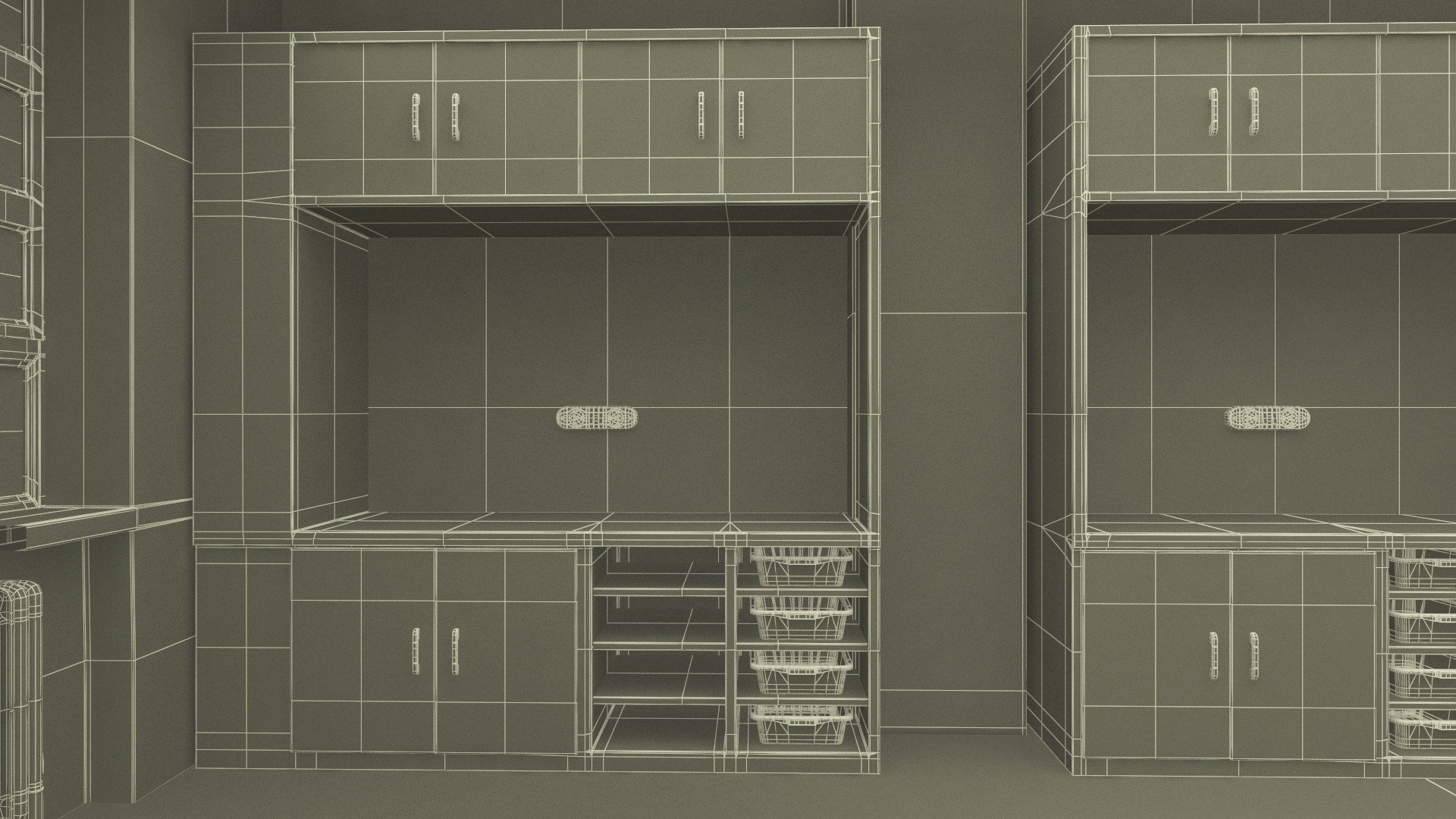 Modern Interior of the School Chemistry Classroom 3D model