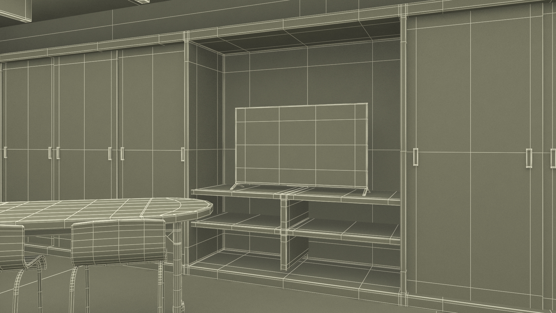 Modern Interior of the School Chemistry Classroom 3D model