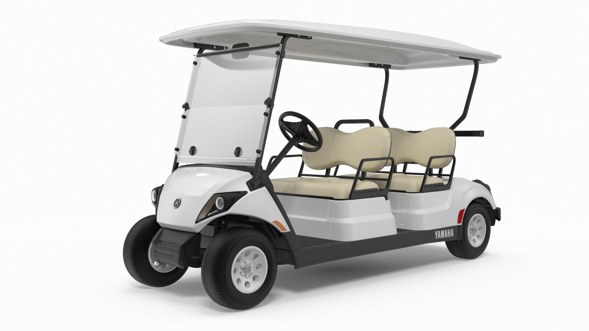 3D Resort Electric Car Yamaha Four Seat