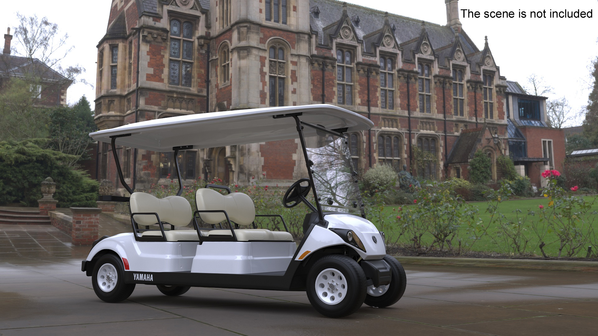 3D Resort Electric Car Yamaha Four Seat