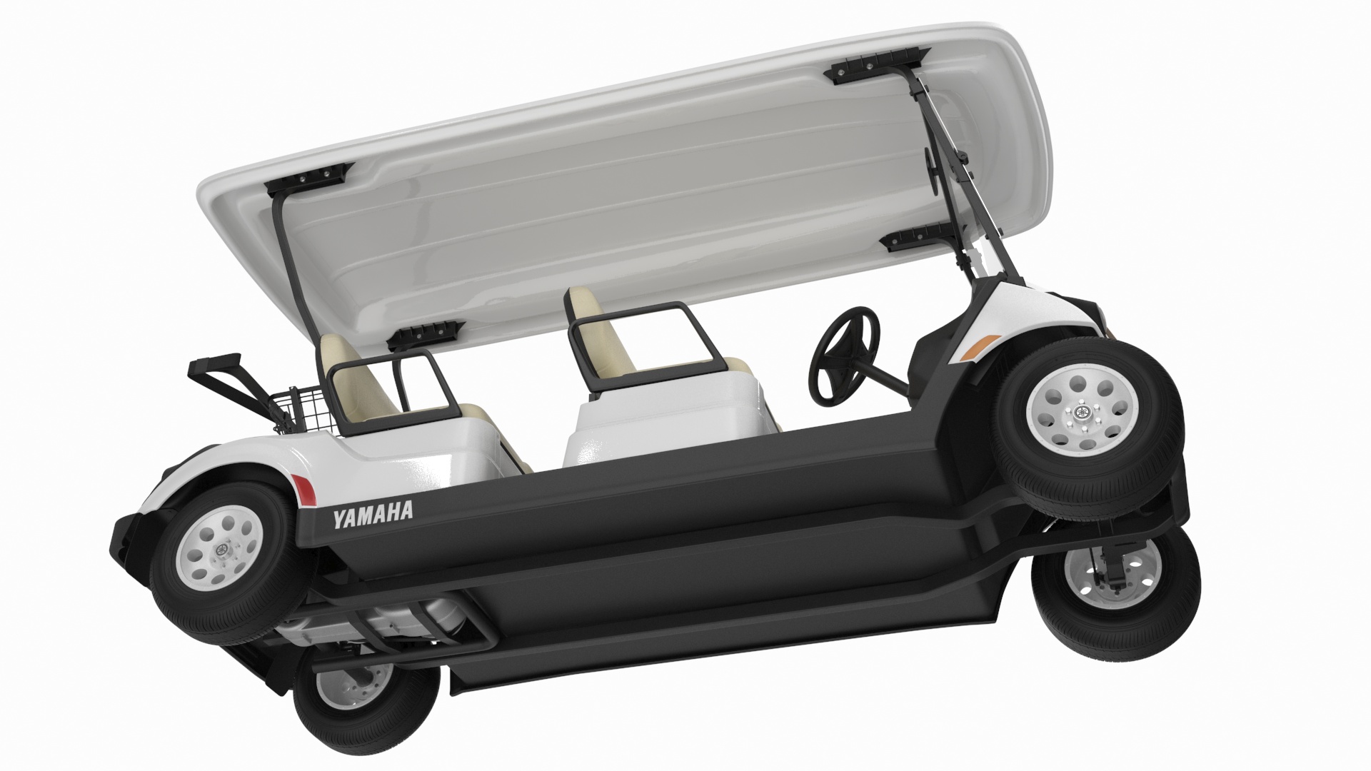 3D Resort Electric Car Yamaha Four Seat