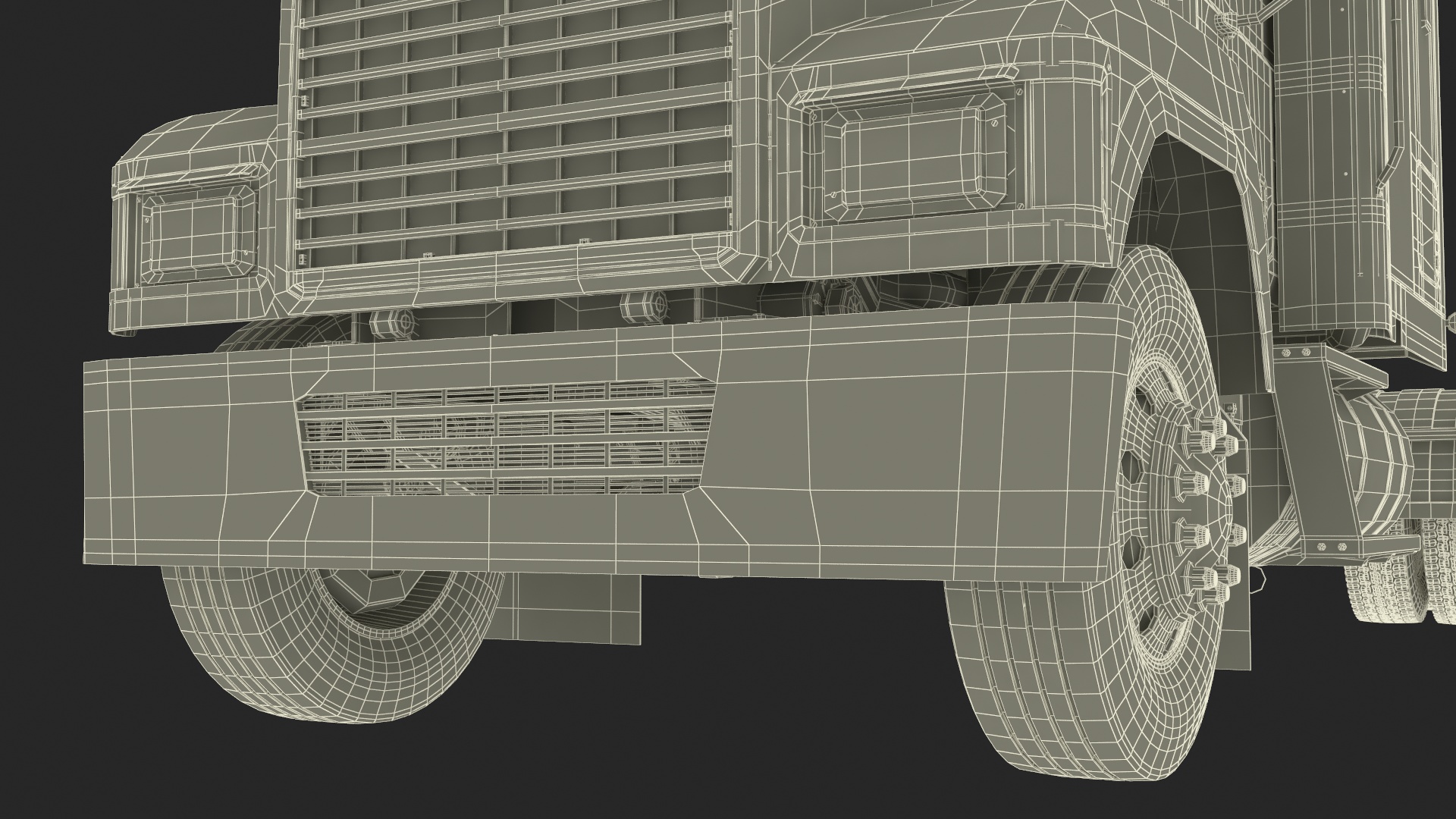 3D Freight Truck model