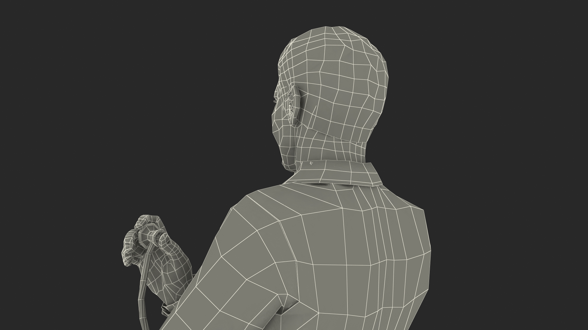 Smiling Male Doctor 3D model