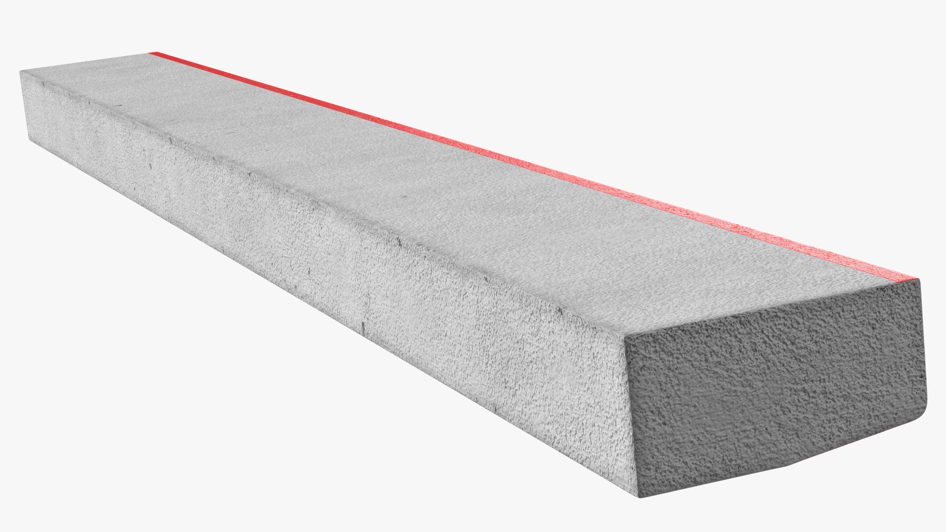 3D Curb 3m Red