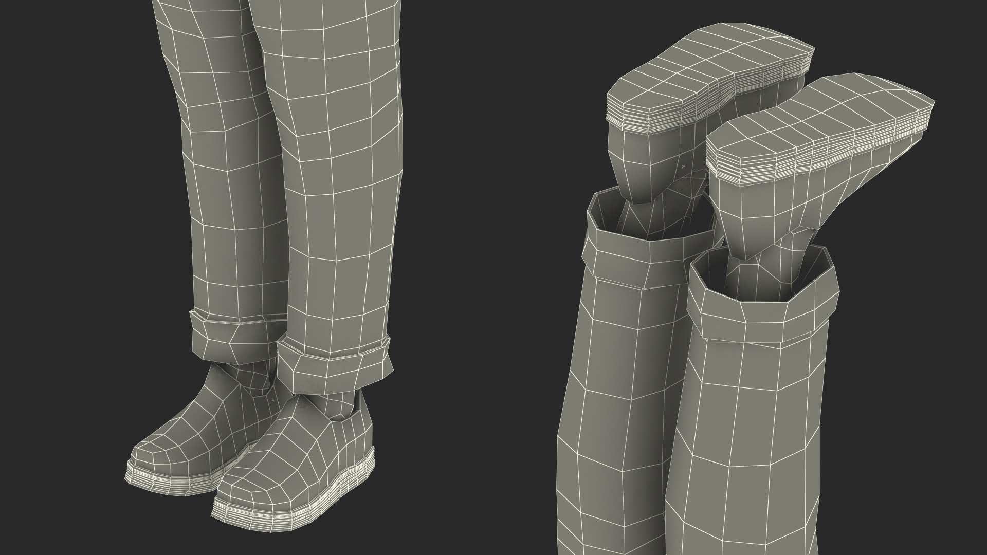 3D model Asian Child Boy Street Style T-pose