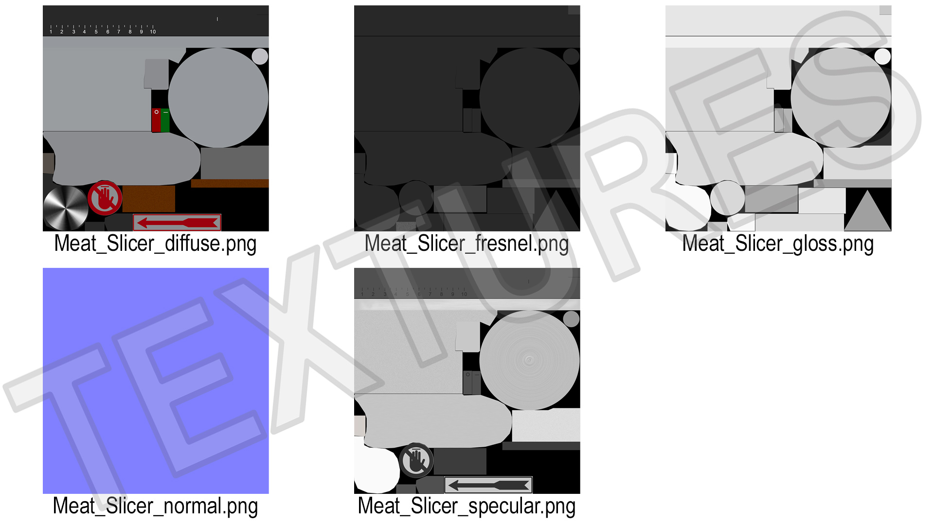 3D model Commercial Restaurant Kitchen Lights Off