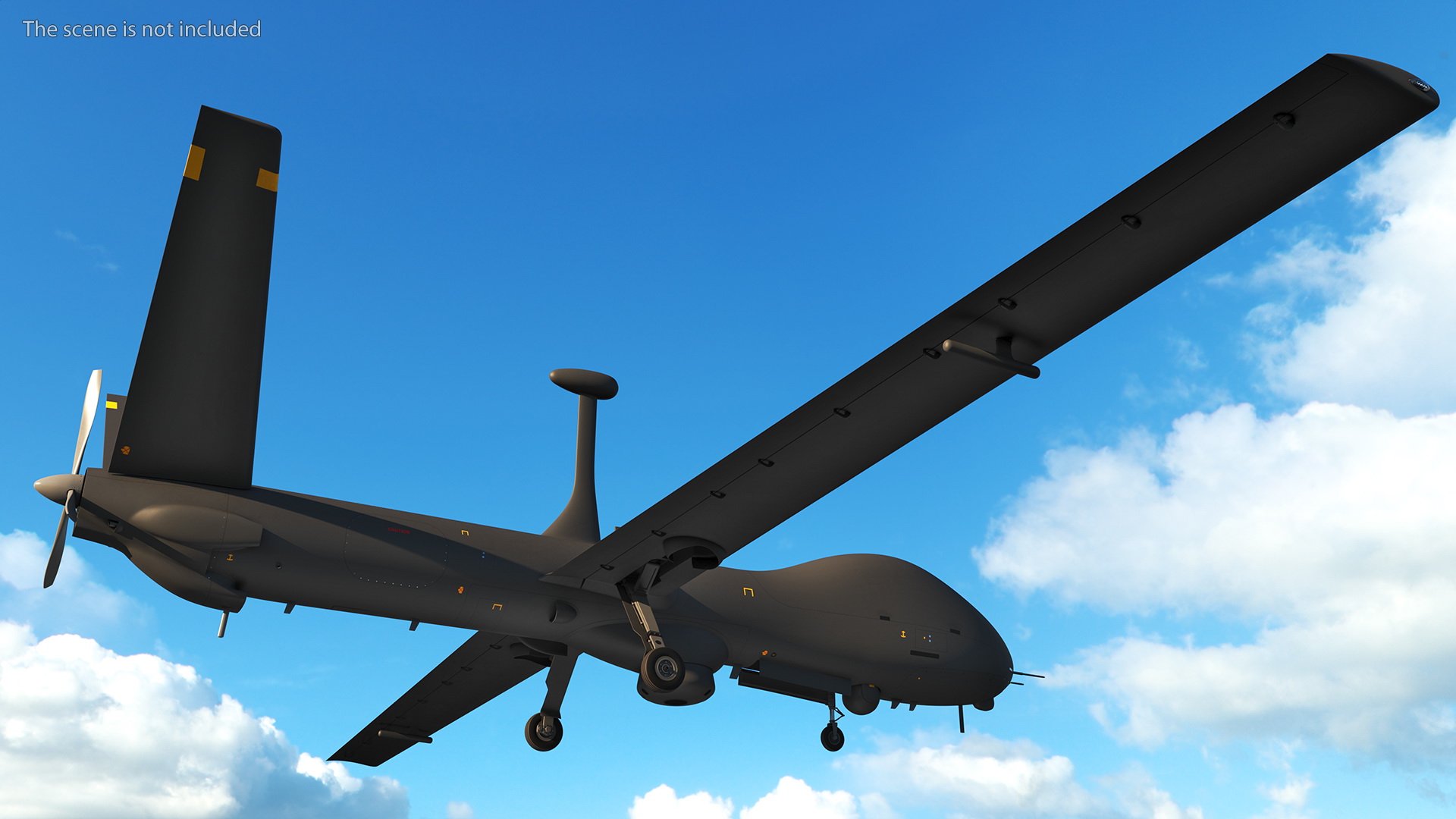 Multi Payload UAV Rigged 3D model
