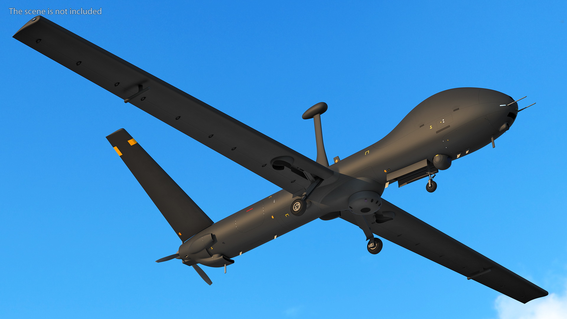 Multi Payload UAV Rigged 3D model