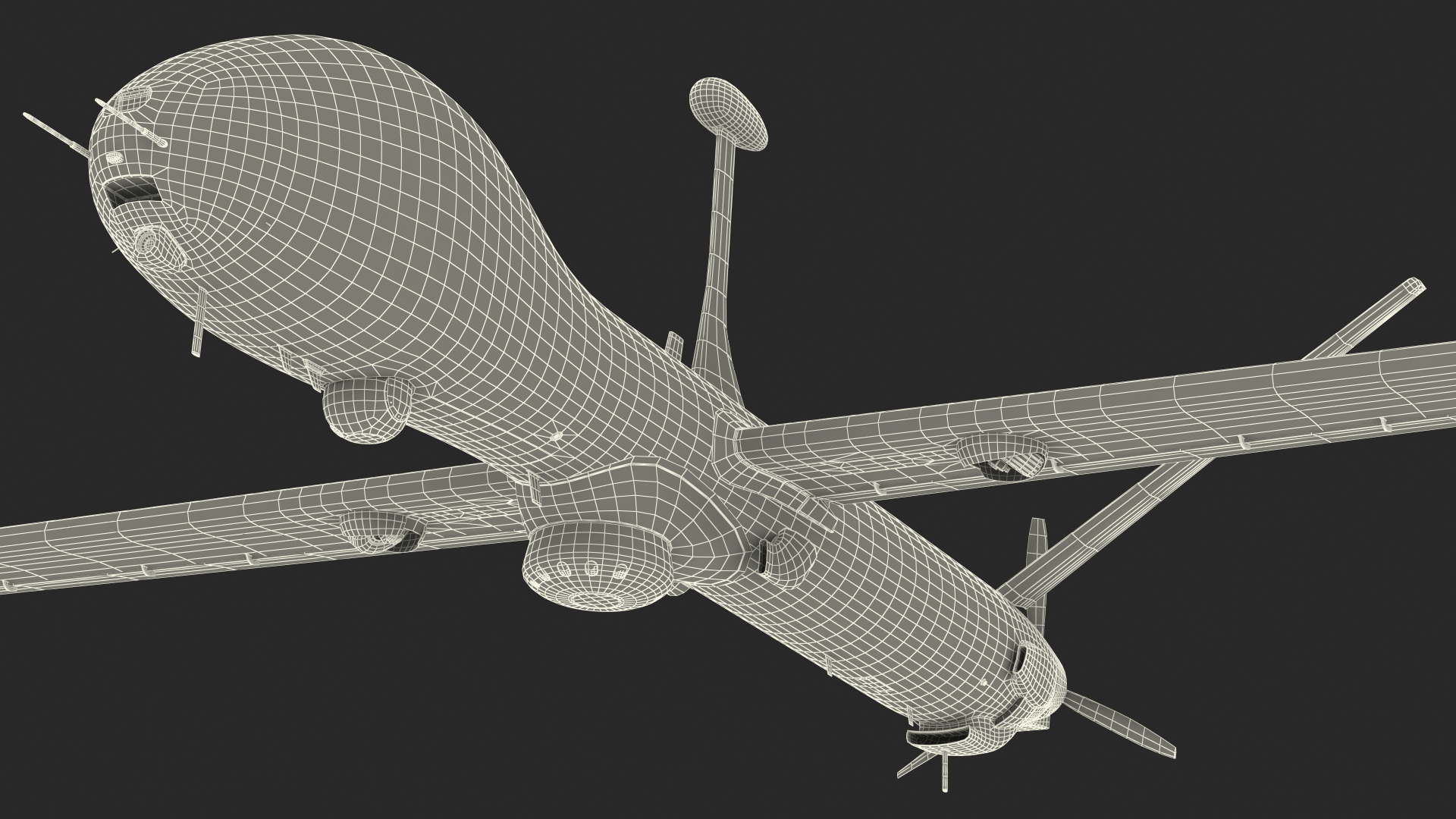 Multi Payload UAV Rigged 3D model