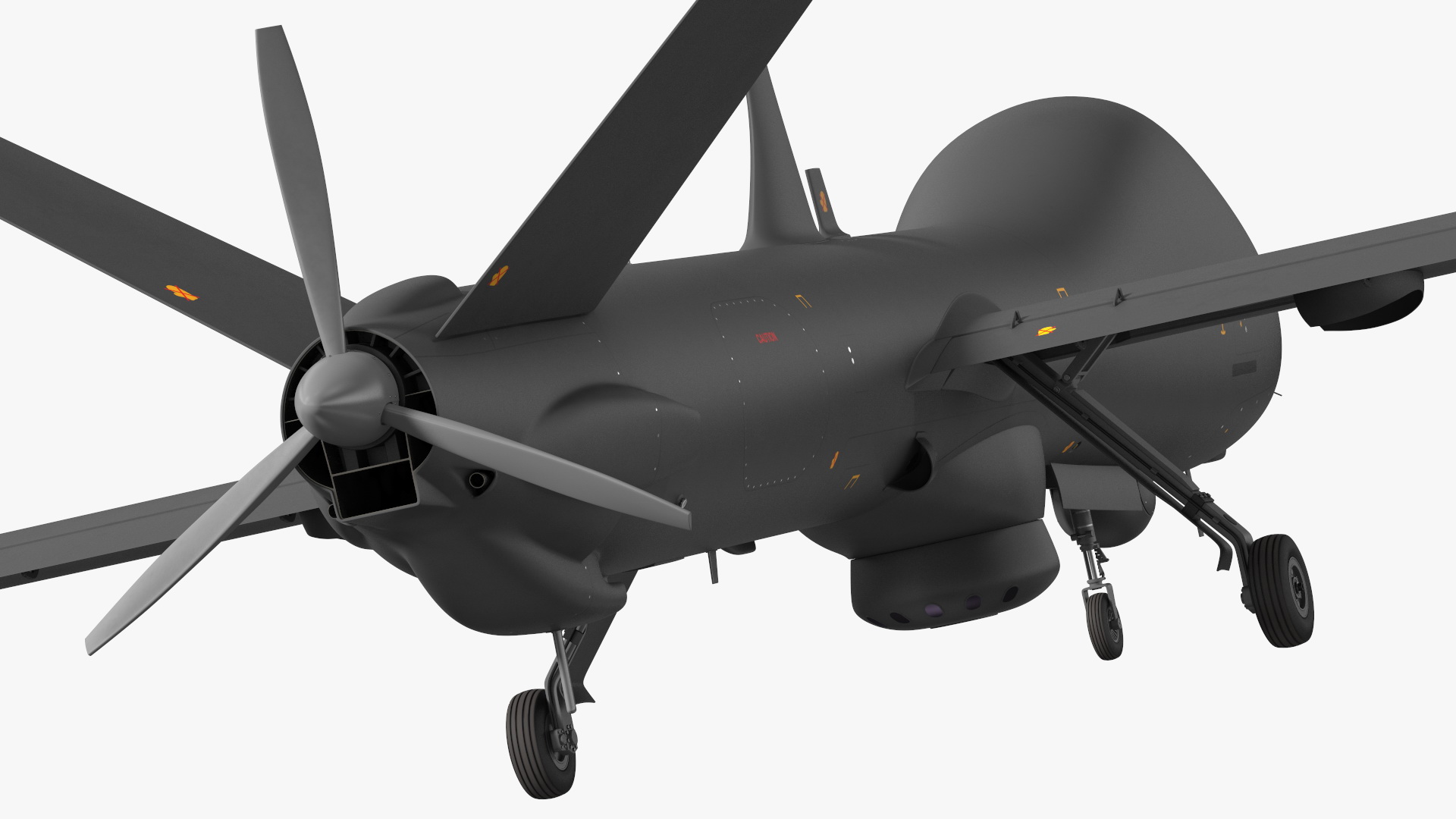 Multi Payload UAV Rigged 3D model