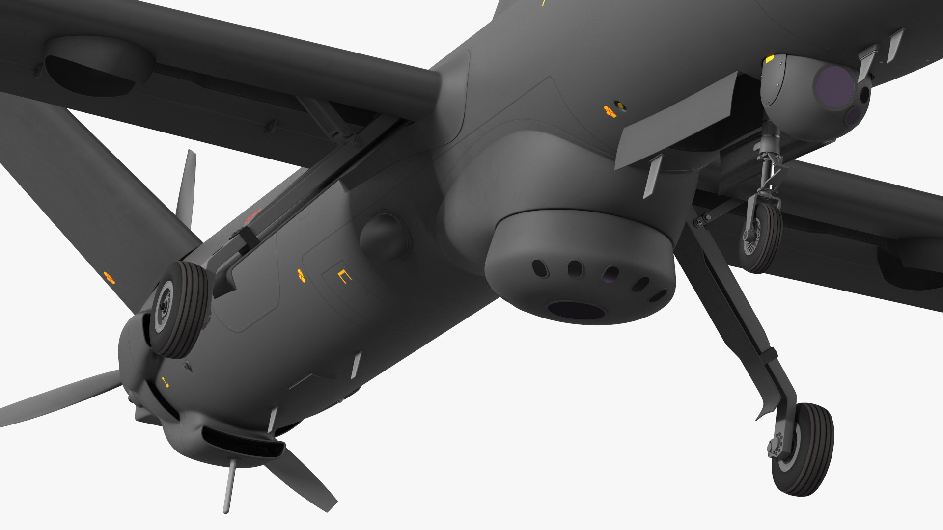 Multi Payload UAV Rigged 3D model