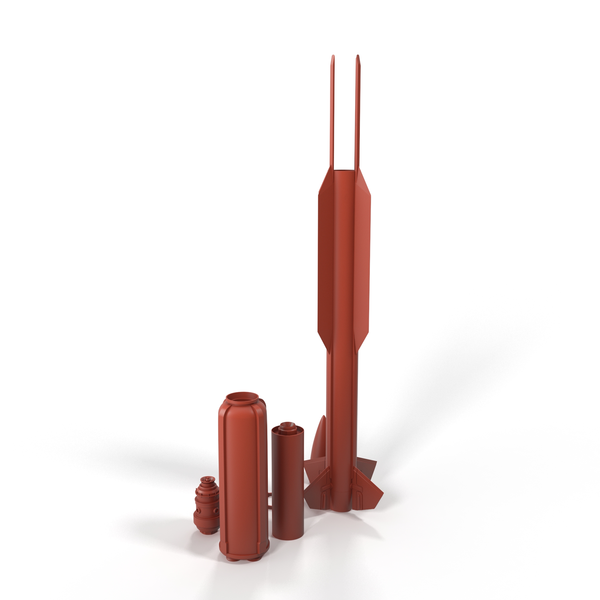 RIM 174 Standard Extended Range Active Missile for 3D Print 3D model