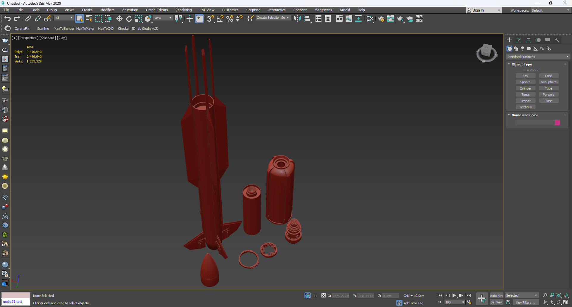 RIM 174 Standard Extended Range Active Missile for 3D Print 3D model